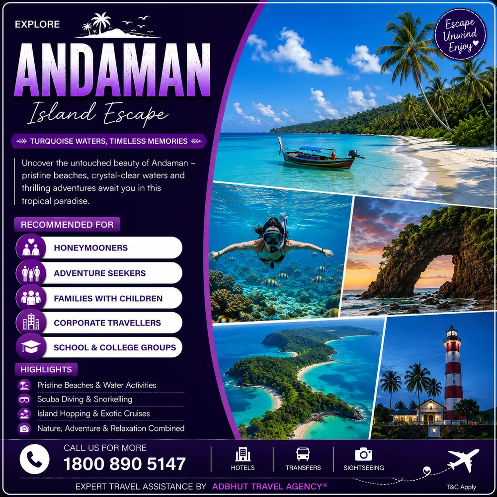 Andaman travel package by Adbhut Travel