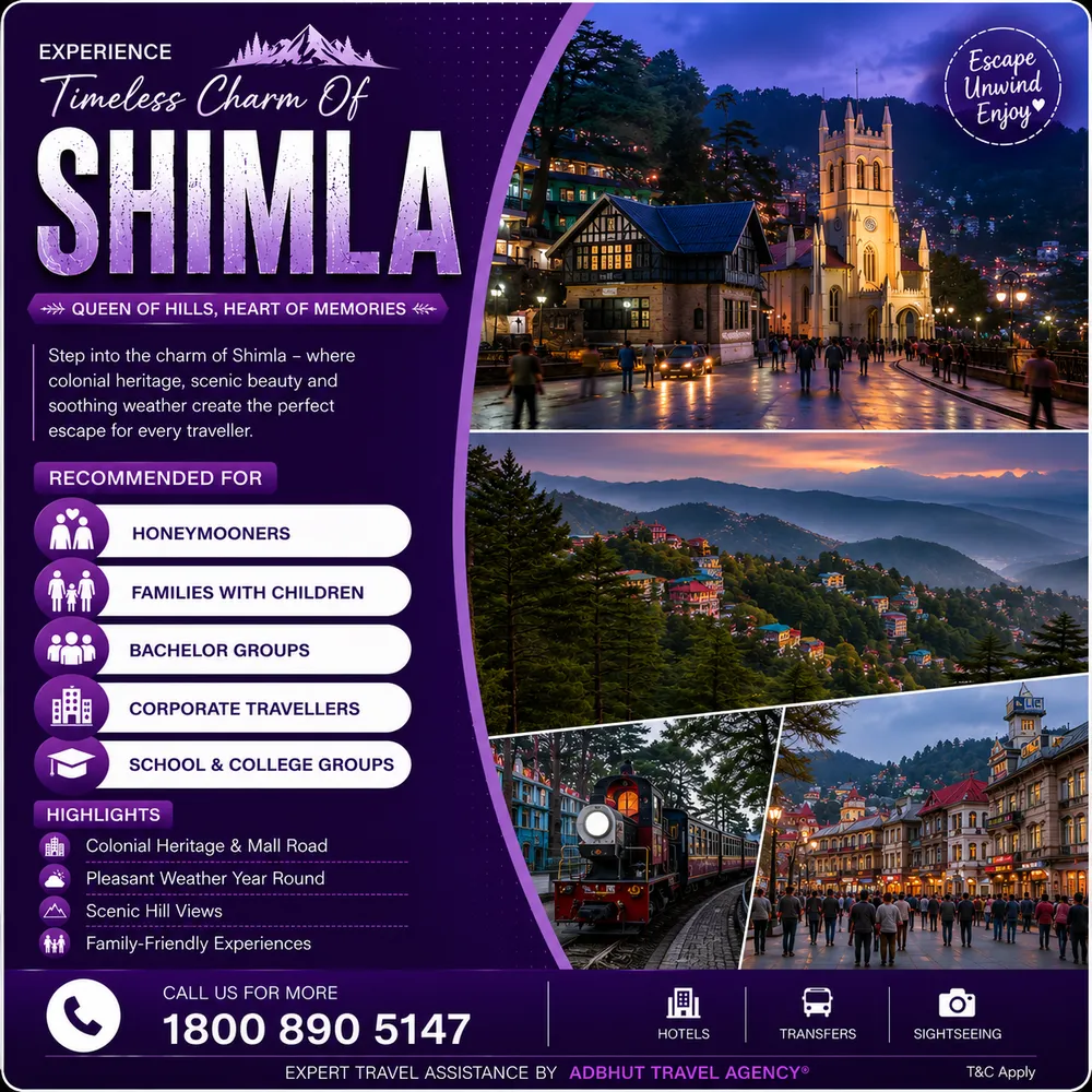 Shimla travel package by Adbhut Travel