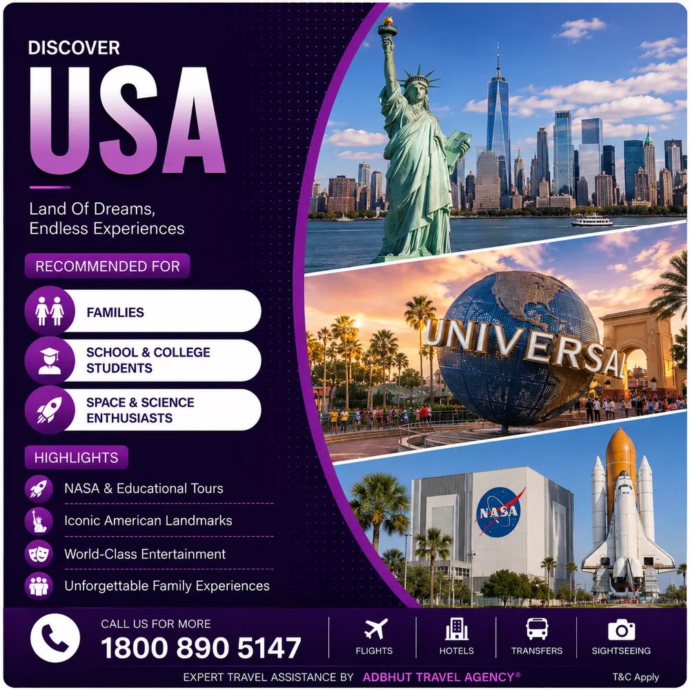 USA travel package by Adbhut Travel
