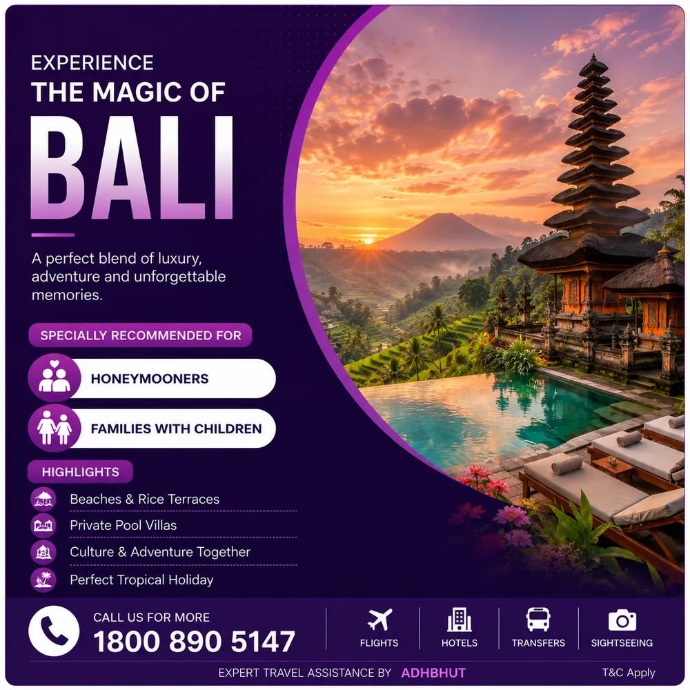 Bali travel package by Adbhut Travel