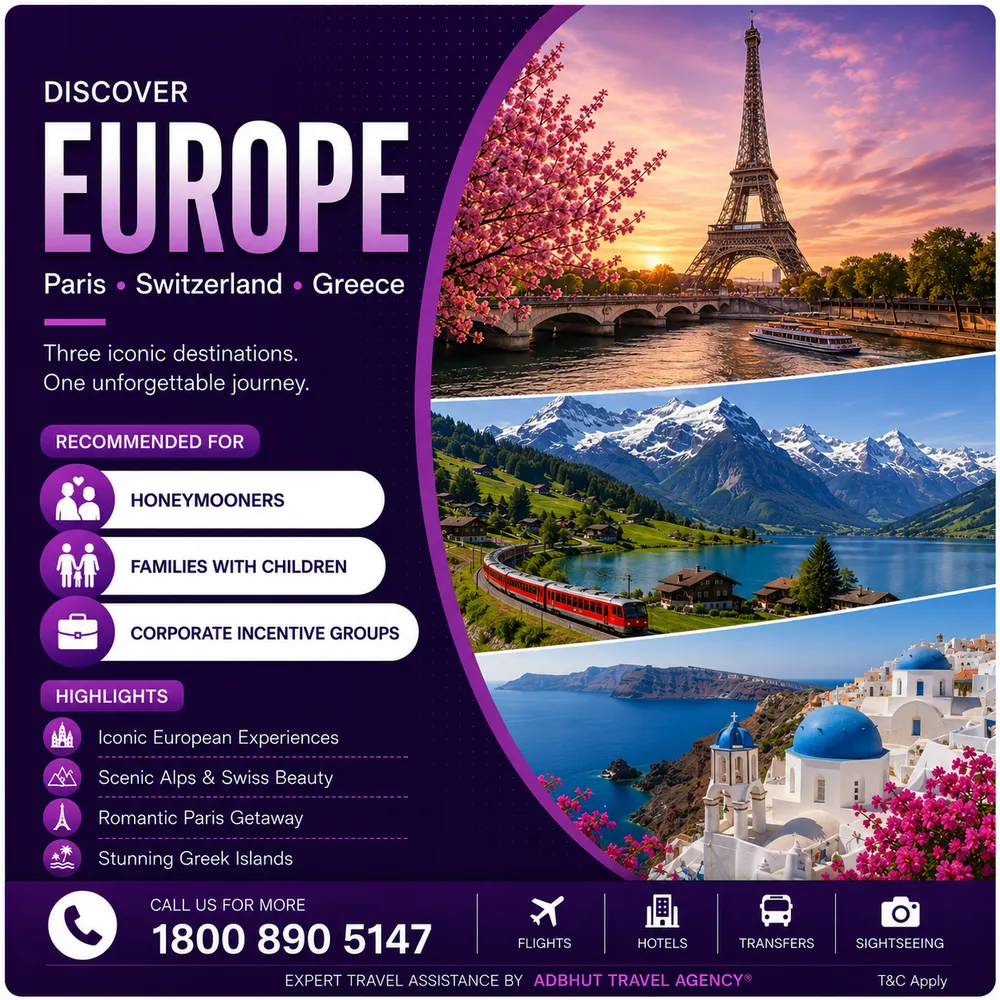Europe travel package by Adbhut Travel