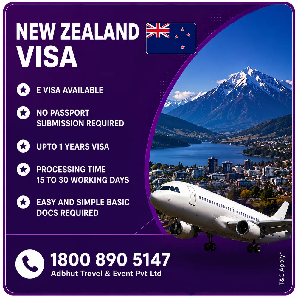 New Zealand travel package by Adbhut Travel