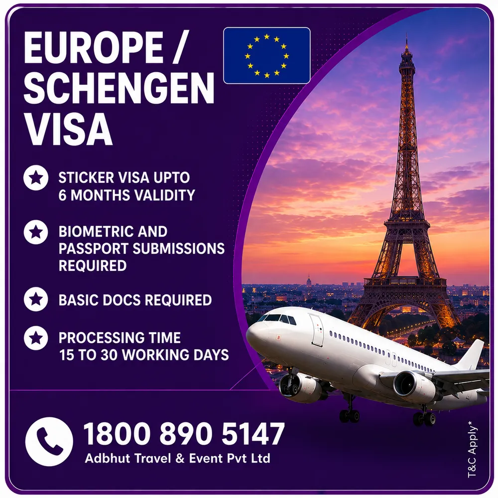 Schengen Visa travel package by Adbhut Travel